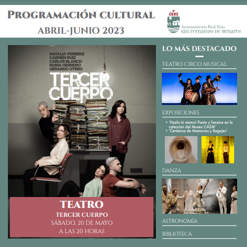 AGENDA CULTURAL: Primavera 2023 - Ayuntamiento de San Fernando de Henares