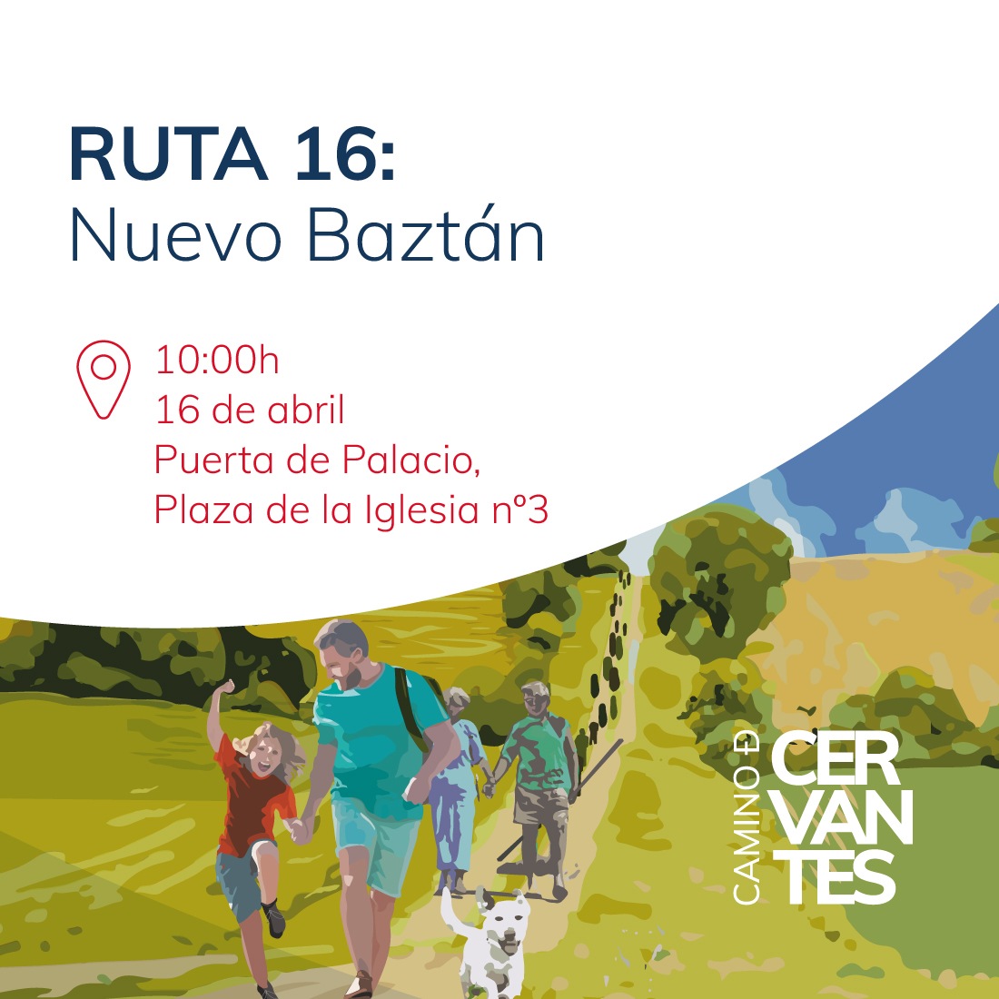Camino de Cervantes. Domingo 16 de abril. Participa.