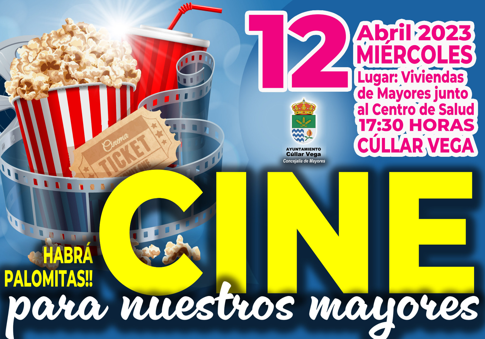 Cine para nuestros mayores el miércoles 12 de abril