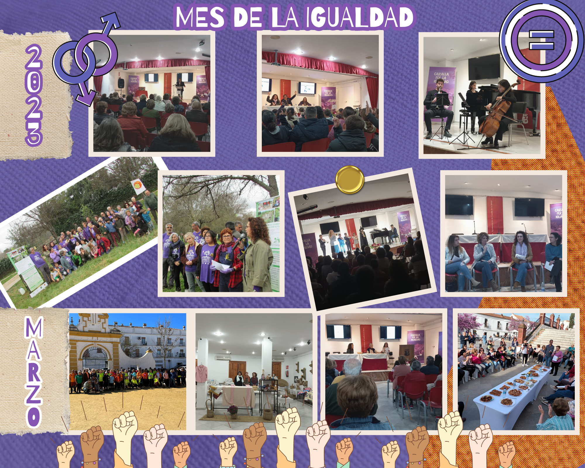 El «Mes de la Igualdad» concluye con infinidad de actividades en “Pro de la Igualdad”. – Cazalla de la Sierra