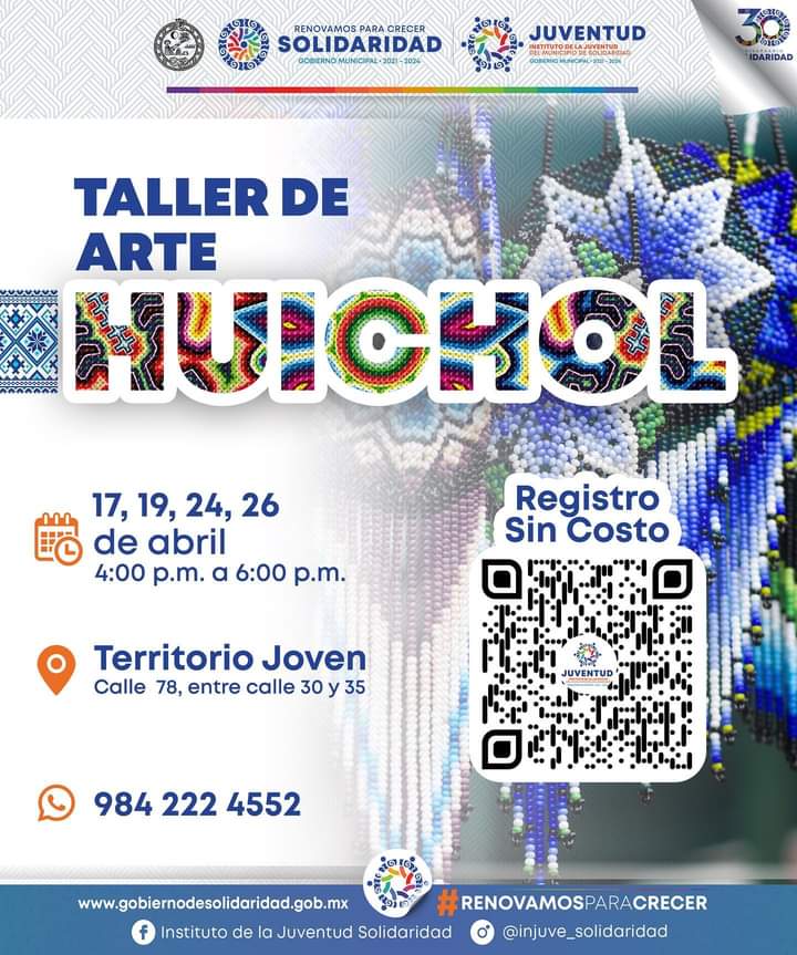 Gobierno municipal realiza taller de arte huichol – H. Ayuntamiento de Solidaridad