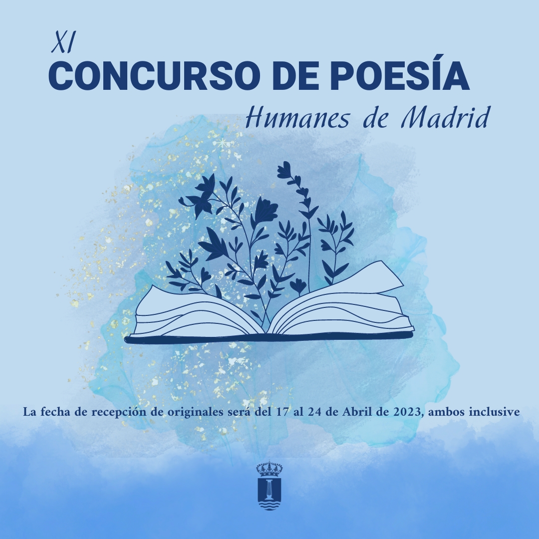 La Concejalía de Cultura organiza el XI Concurso de Poesía “Villa de Humanes”