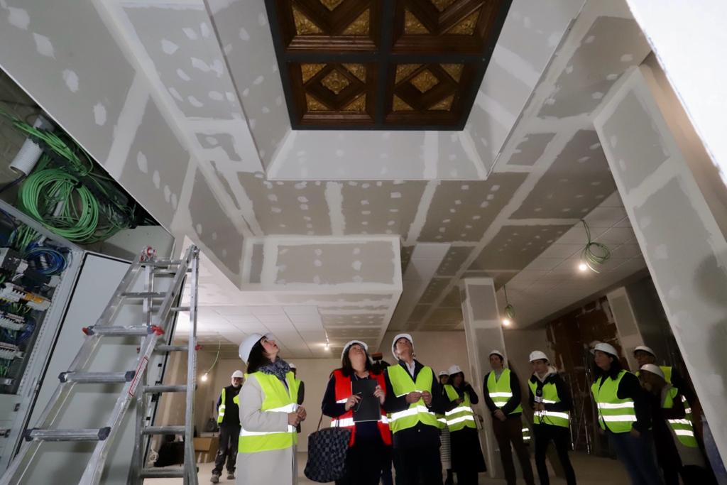 Las obras del nuevo Centro de Visitantes encaran su fase final y los trabajos terminarán a principios de este verano. Noticia. Ayuntamiento de Zaragoza