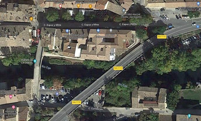 Trabajos de reparación y refuerzo en el puente Fortunato Aguirre – Ayuntamiento Estella-Lizarra Udala