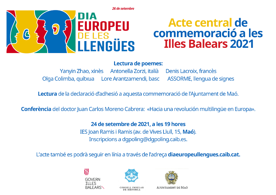 Celebració del Dia Europeu de les Llengües