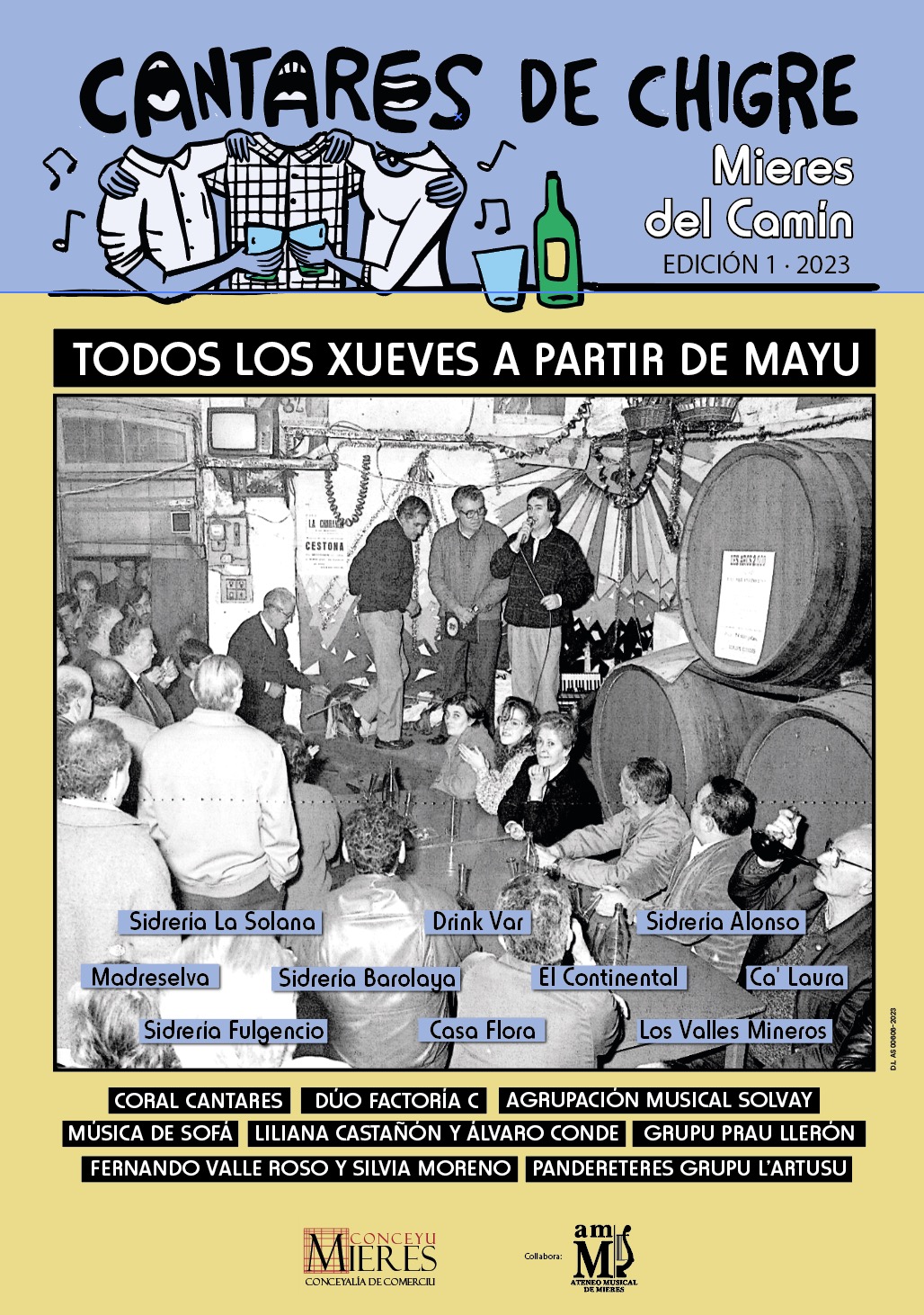 Comienza Cantares de Chigre, una cita con la música y la tradición todos los jueves del mes de mayo