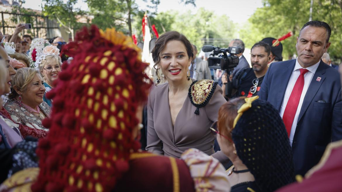 Díaz Ayuso preside la ofrenda floral a los Héroes del 2 de Mayo en el cementerio de la Florida