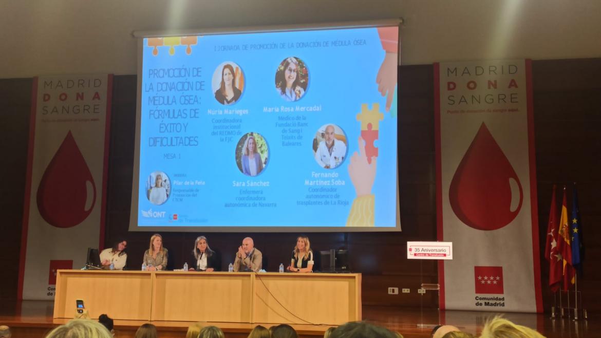 El Centro de Transfusión de la Comunidad de Madrid acoge una Jornada de promoción de la donación de médula ósea