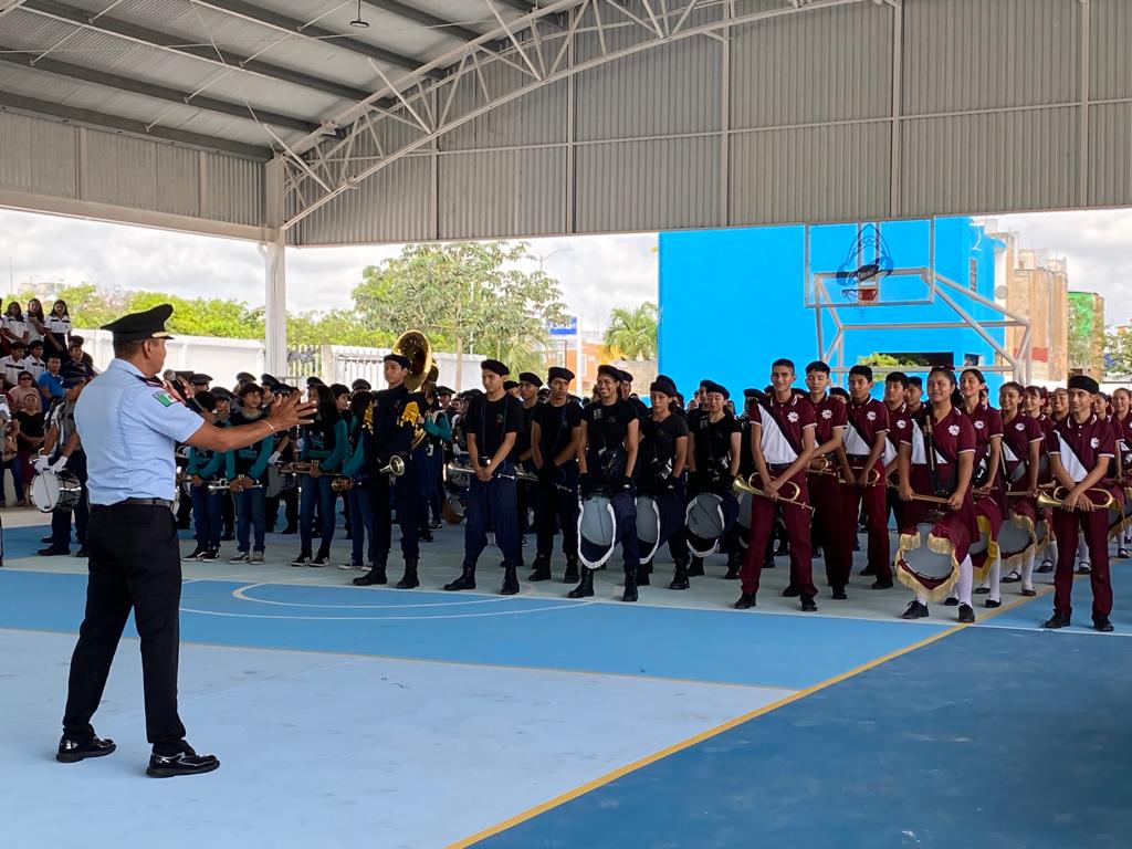 Emotiva exhibición de bandas escolares – H. Ayuntamiento de Solidaridad