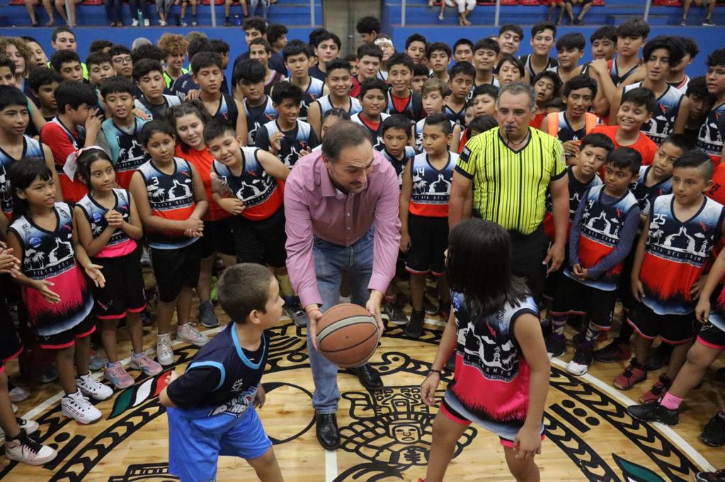 Histórica inauguración del II Torneo de la Liga Municipal Infantil y Juvenil de Baloncesto – H. Ayuntamiento de Solidaridad