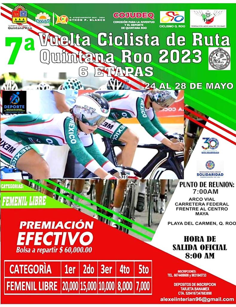 La 7ª Vuelta Ciclista Quintana Roo iniciará en Solidaridad – H. Ayuntamiento de Solidaridad