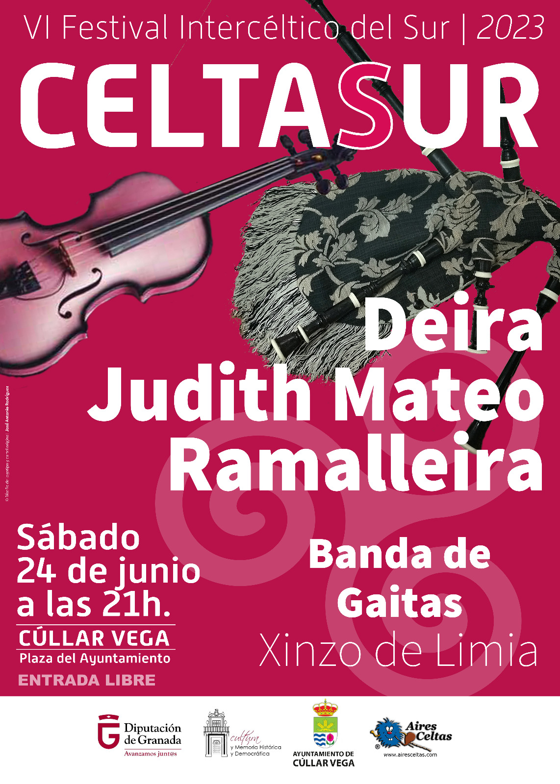 La música celta vuelve a Cúllar Vega en la sexta edición del Festival Intercéltico del Sur