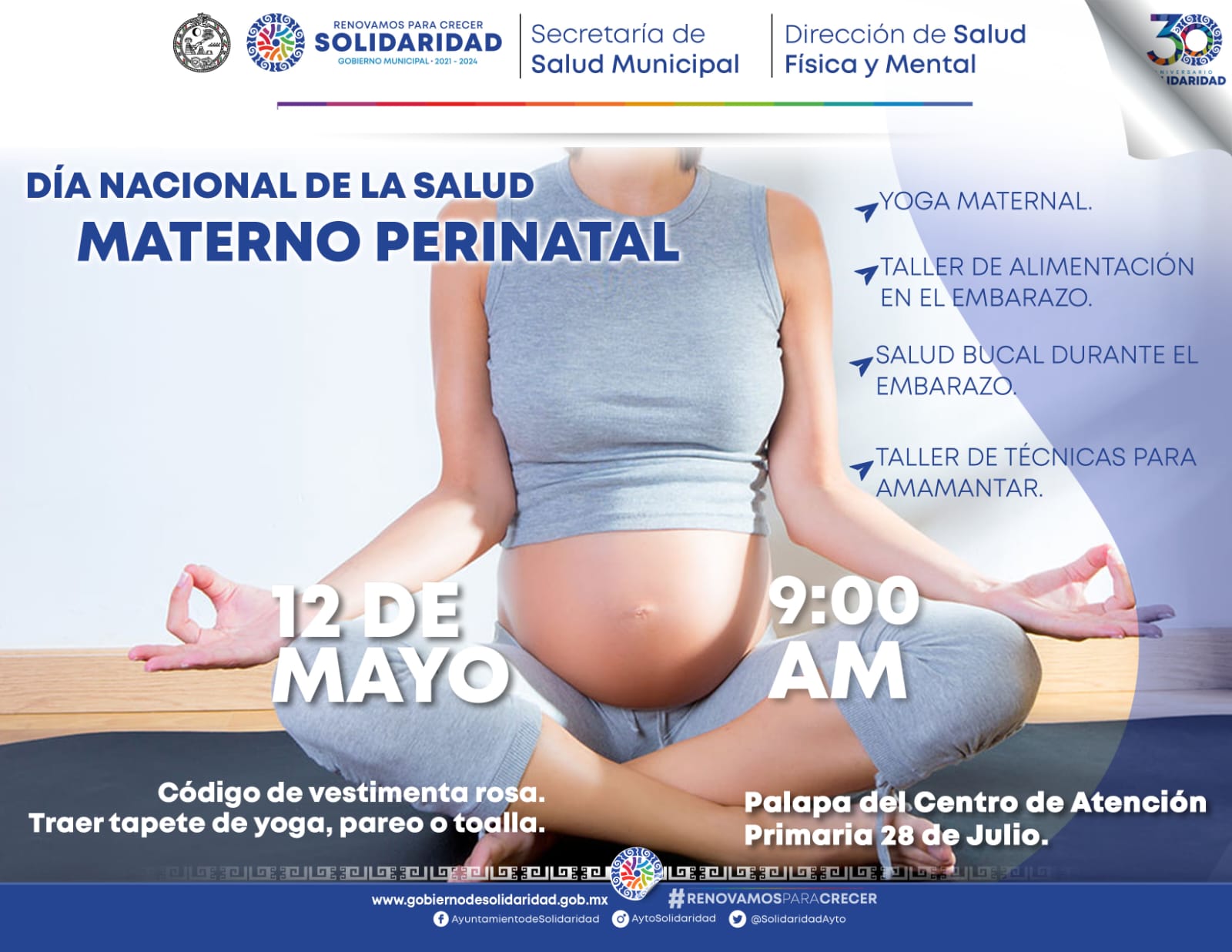 Lili Campos renueva servicios de atención a embarazadas – H. Ayuntamiento de Solidaridad