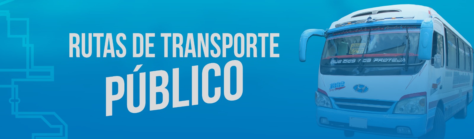 Te invitamos a conocer todas las rutas de transporte público que tenemos disponibles -