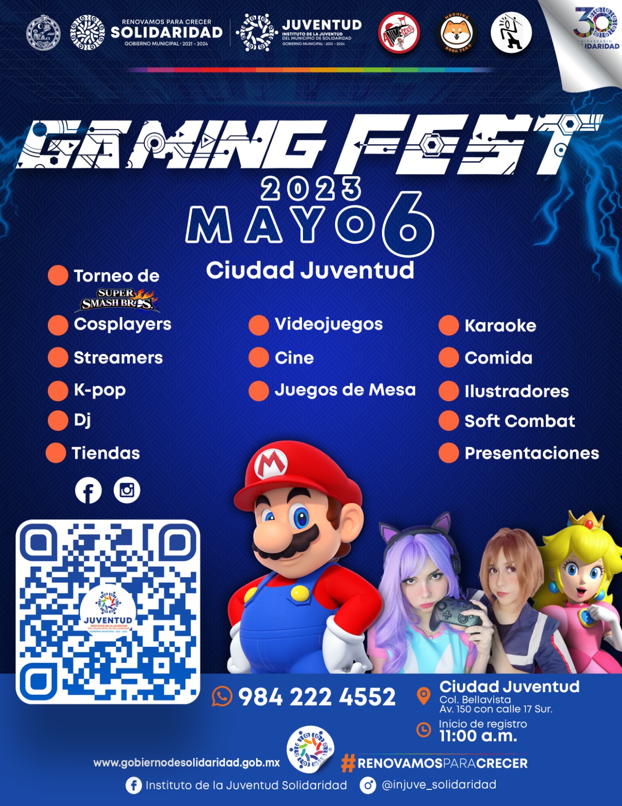 Todo listo para el “Gaming Fest” – H. Ayuntamiento de Solidaridad