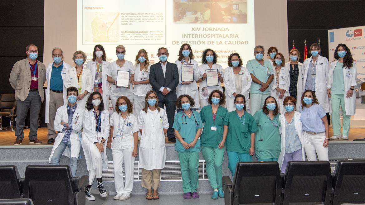 El Hospital Universitario de Getafe entrega sus XIV Premios a la mejora de la calidad en la atención a los pacientes