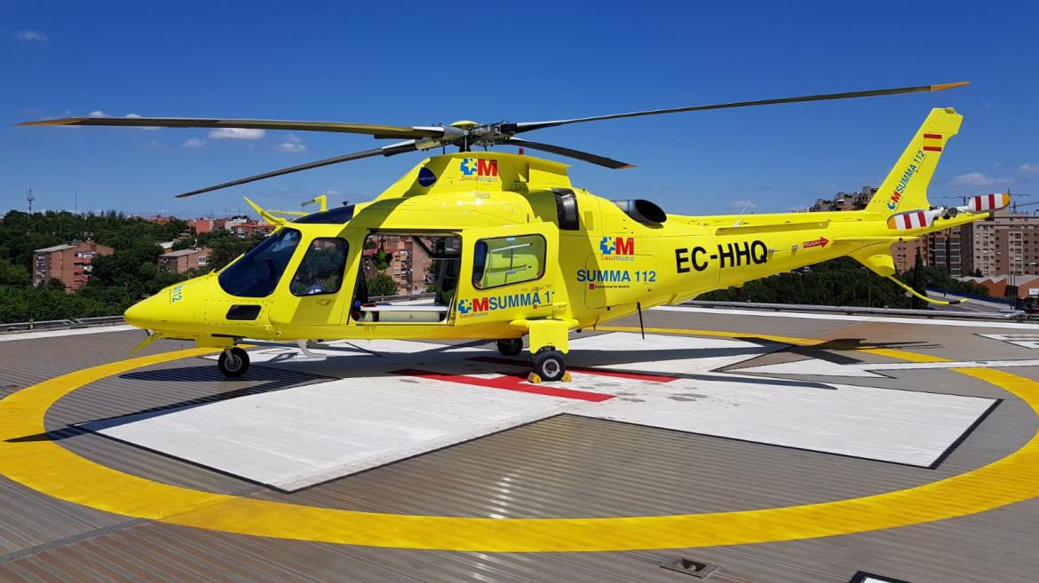 La Comunidad de Madrid invierte 21 millones de euros para el servicio de sus dos helicópteros medicalizados