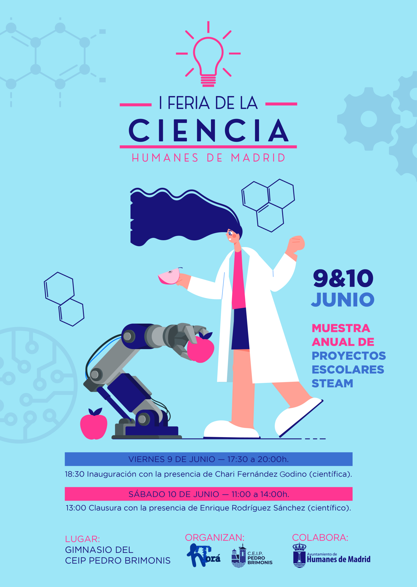 Humanes de Madrid celebrará su I Feria Escolar de Ciencia y Tecnología: “Inspirando el Futuro STEAM”