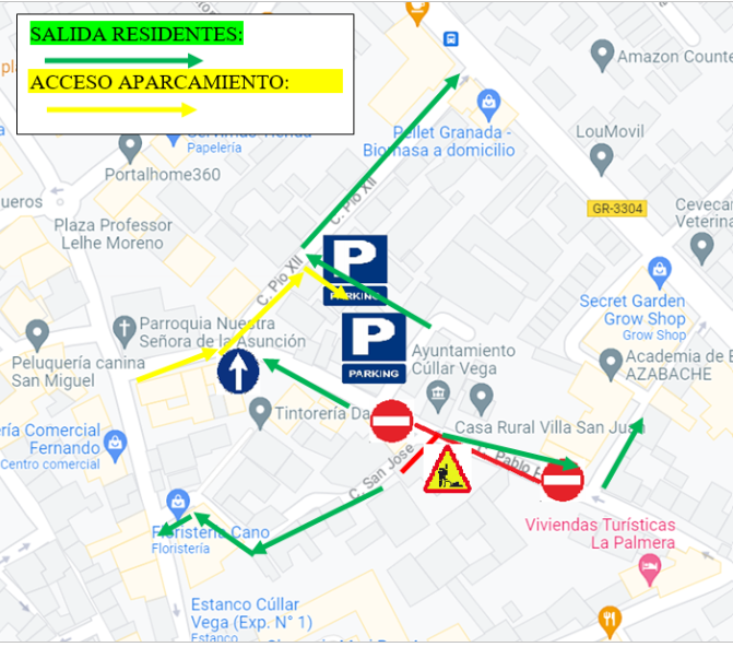 Información sobre demolición de vivienda en Calles Pablo Picasso con San José