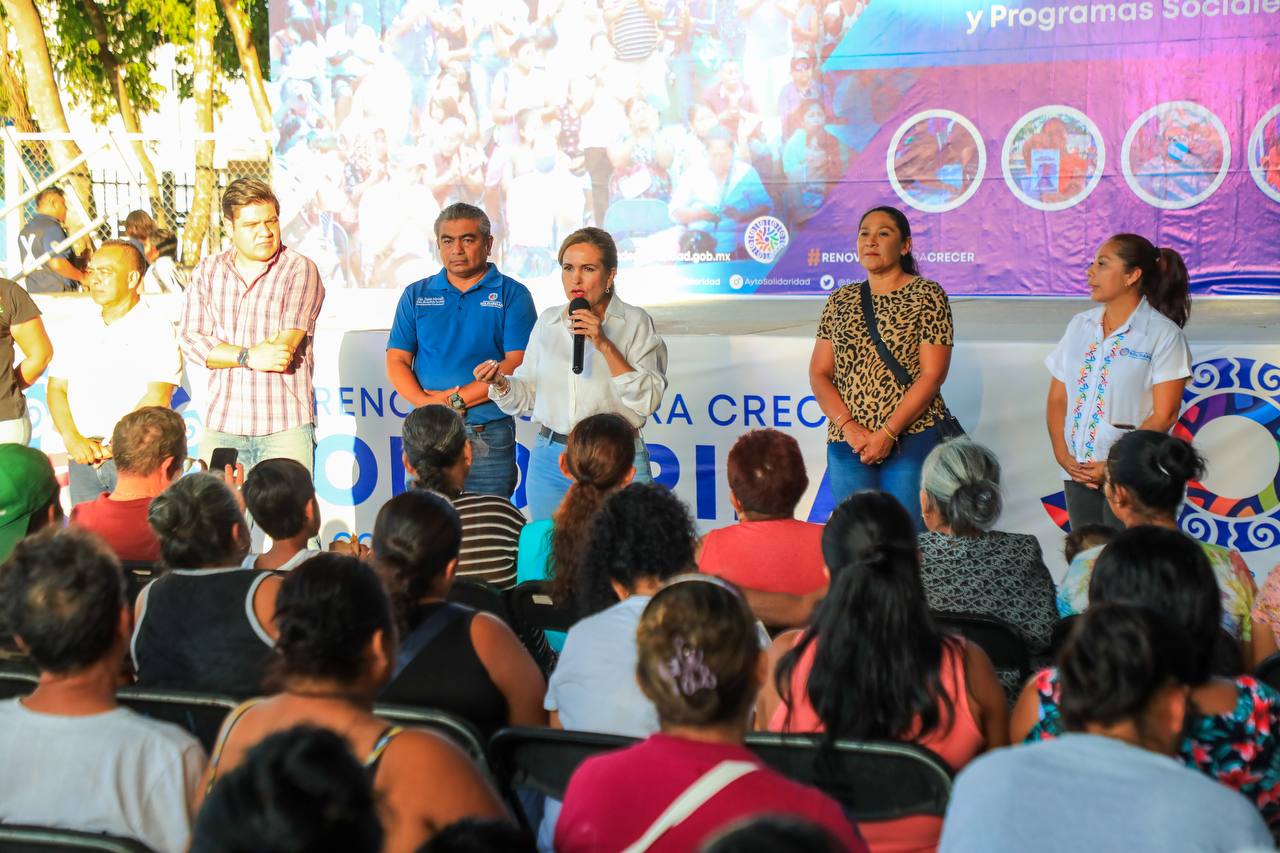 Lili Campos anuncia obras como nunca en Villas del Sol – H. Ayuntamiento de Solidaridad