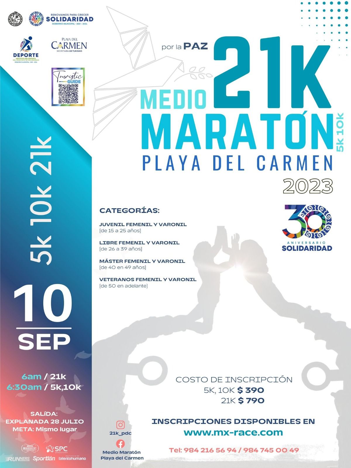 Realizarán primera edición en Solidaridad de Medio Maratón por la Paz – H. Ayuntamiento de Solidaridad