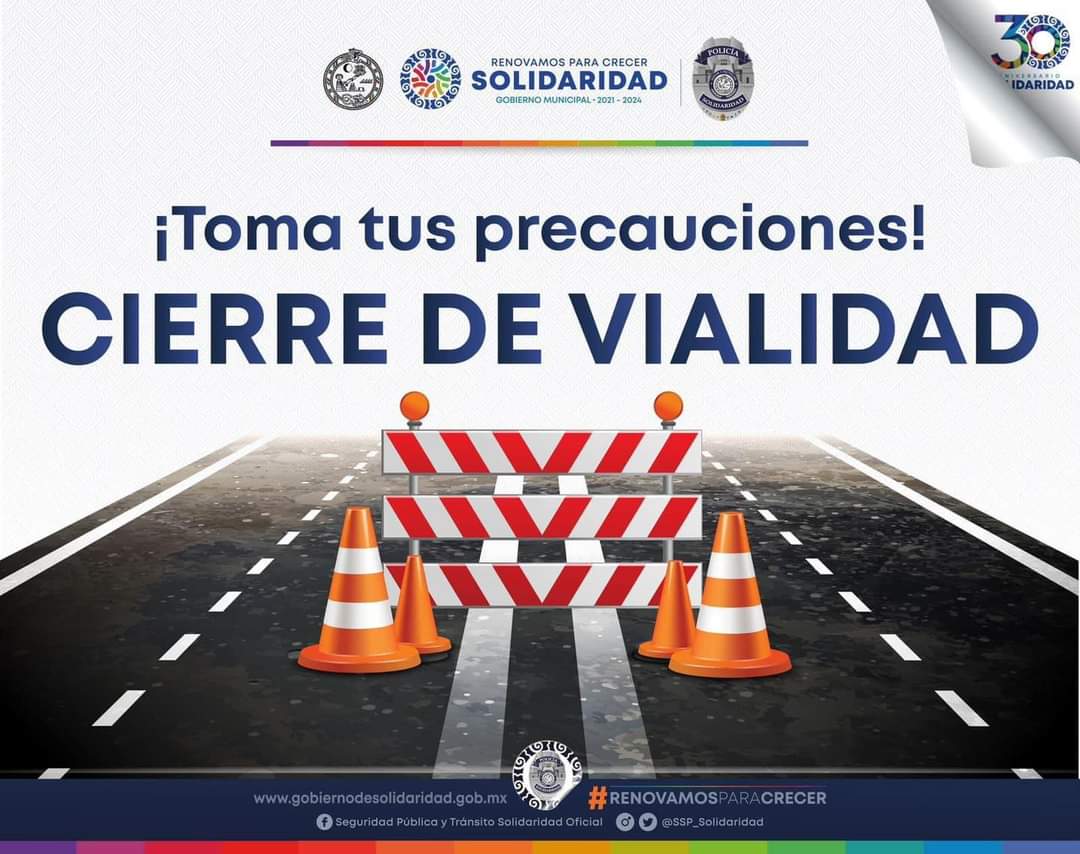 Será rehabilitando el tramo de la 115 entre Constituyentes y Paseo Central – H. Ayuntamiento de Solidaridad