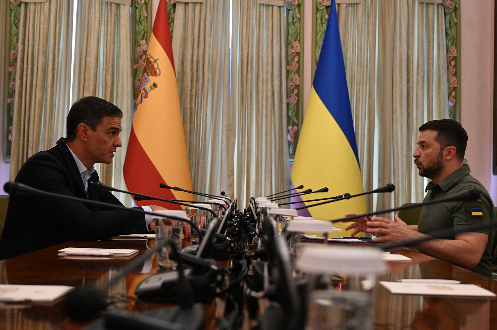 La Moncloa. 01/07/2023. Pedro Sánchez inicia en Kyiv la Presidencia española del Consejo de la UE [Presidente/Actividad]