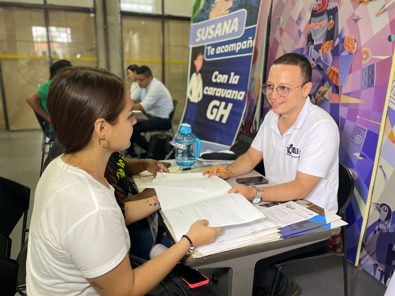 Más de 200 hojas de vida se recibieron en la novena jornada de empleo realizada por la Alcaldía de Palmira -