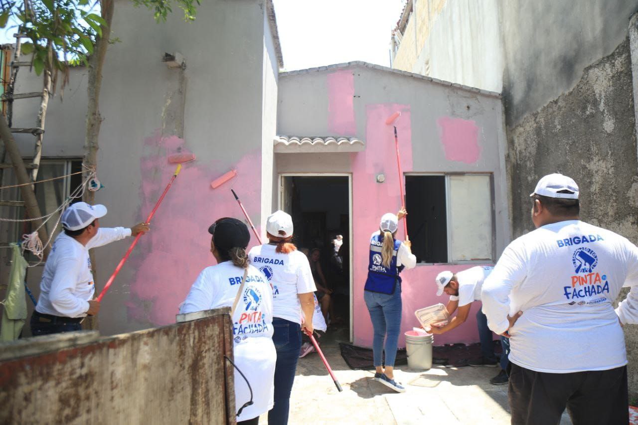 Se renuevan colonias con Pinta tu Fachada – H. Ayuntamiento de Solidaridad