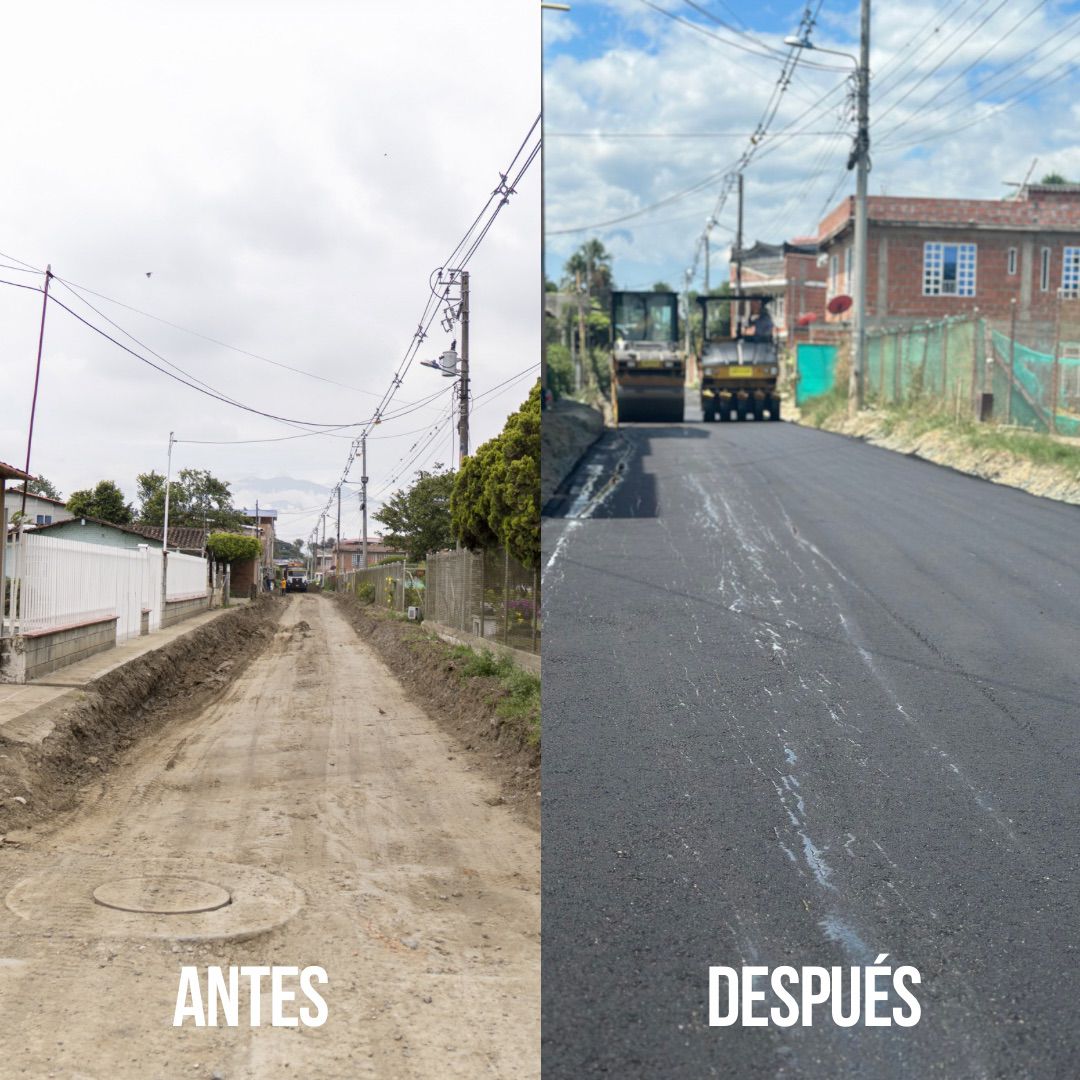 ¡La pavimentación del callejón Yerbabuena en el corregimiento del Bolo es una realidad! -