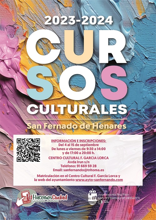 Cursos y talleres culturales - Temporada 2023-2024