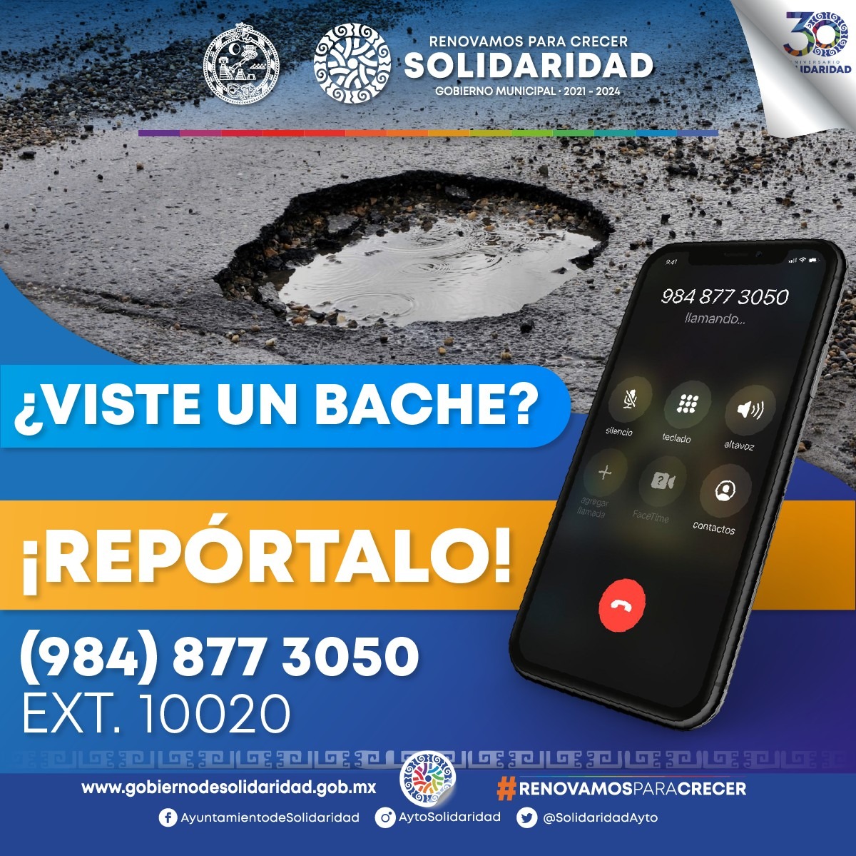Gobierno invita a reportar fallas en el servicio público – H. Ayuntamiento de Solidaridad