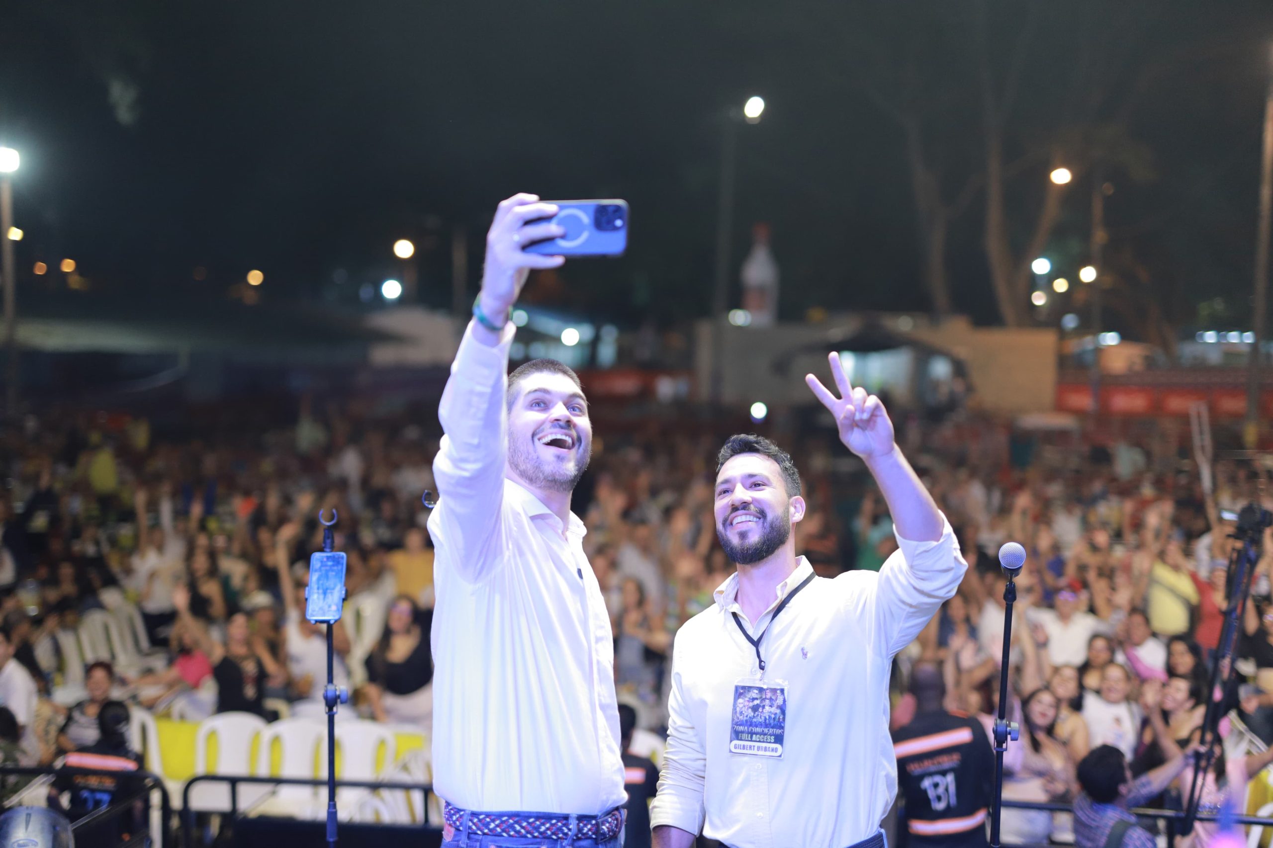 Más de 2000 habitantes del campo palmirano disfrutaron el concierto de pre-feria -