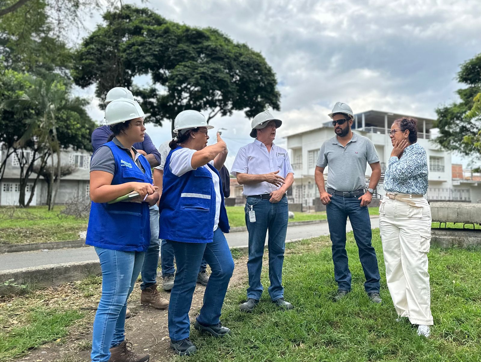 Realizamos visita a la obra de los colectores del río Palmira ¡Así avanza la obra! -