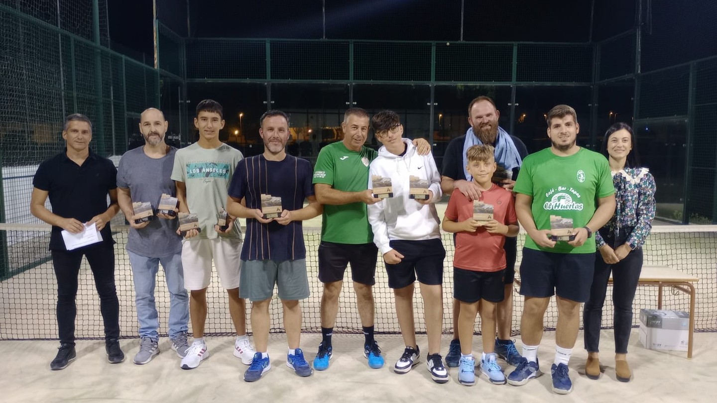 Campeonato Nocturno de Pádel de Verano 2023 celebrado en Jédula.