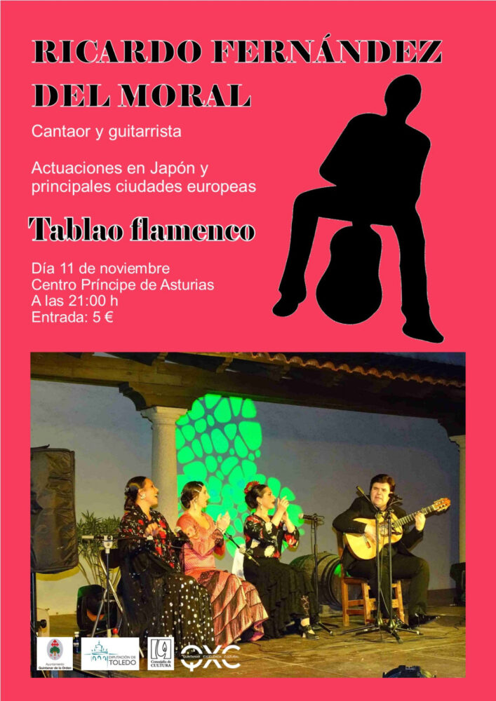 El mejor flamenco llega a Quintanar de la Orden de la mano de Ricardo Fernández del Moral