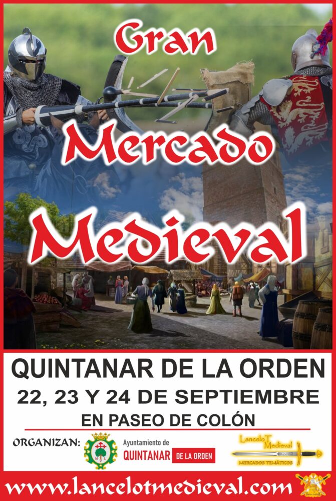 Gran mercado medieval los días 22, 23 y 24 en el Paseo Colón