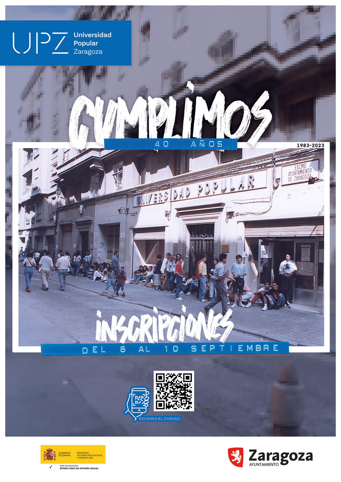 Inscripción y Matrícula. Cursos. Trámites y servicios. Ayuntamiento de Zaragoza