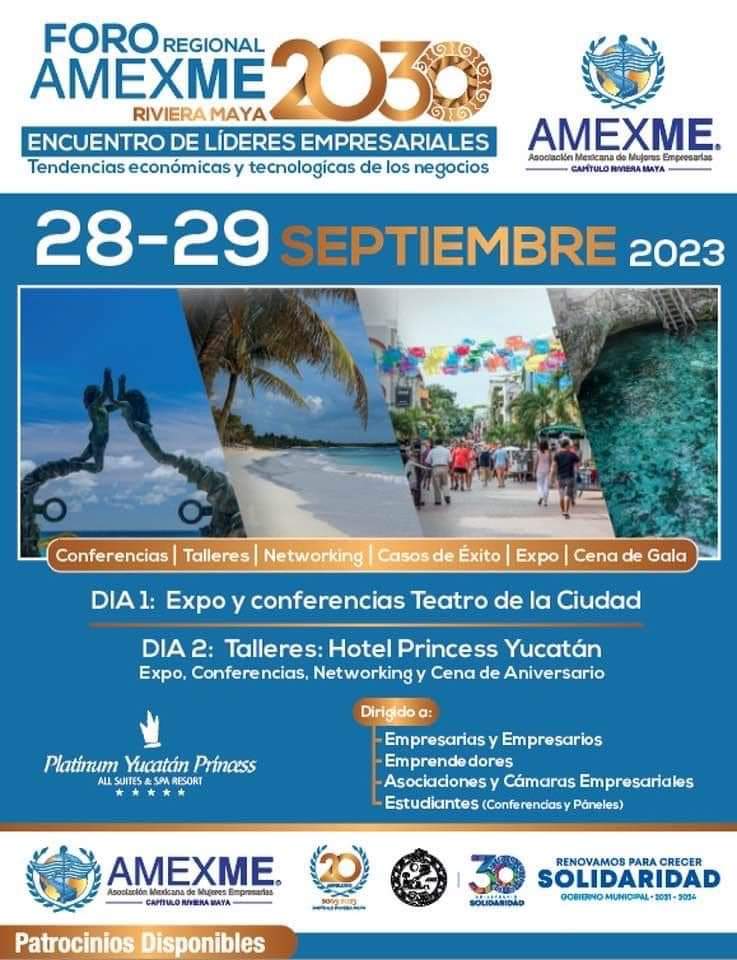 Invitan a “Foro Regional 2030 Encuentro de Líderes Empresariales” – H. Ayuntamiento de Solidaridad