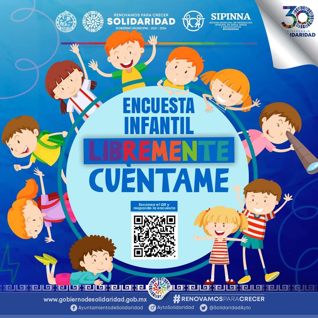 Invitan a niñez y adolescencia a participar en “Libremente Cuéntame” – H. Ayuntamiento de Solidaridad