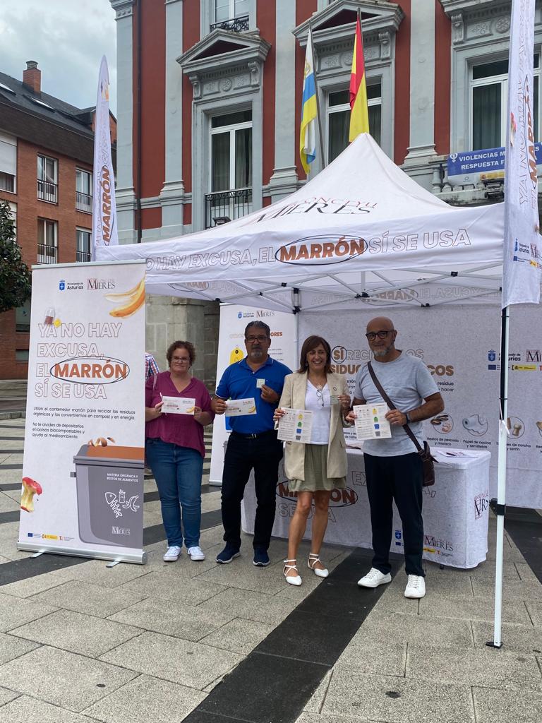Mieres lanza una campaña de sensibilización e información para la separación de biorresiduos