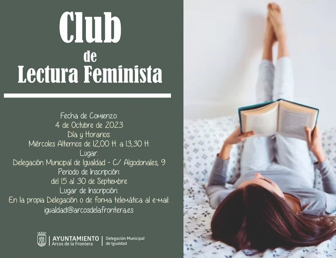 Nuevos talleres de la Delegación de Igualdad