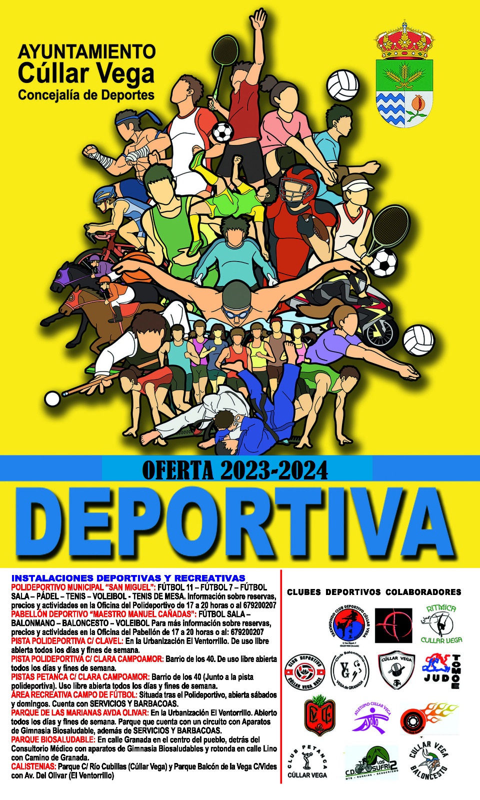 Oferta deportiva 2023-2024 - Ayto. Cúllar Vega
