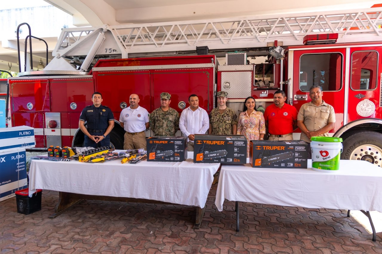 Recibe Solidaridad equipo de donación de la Marina de los EE.UU – H. Ayuntamiento de Solidaridad