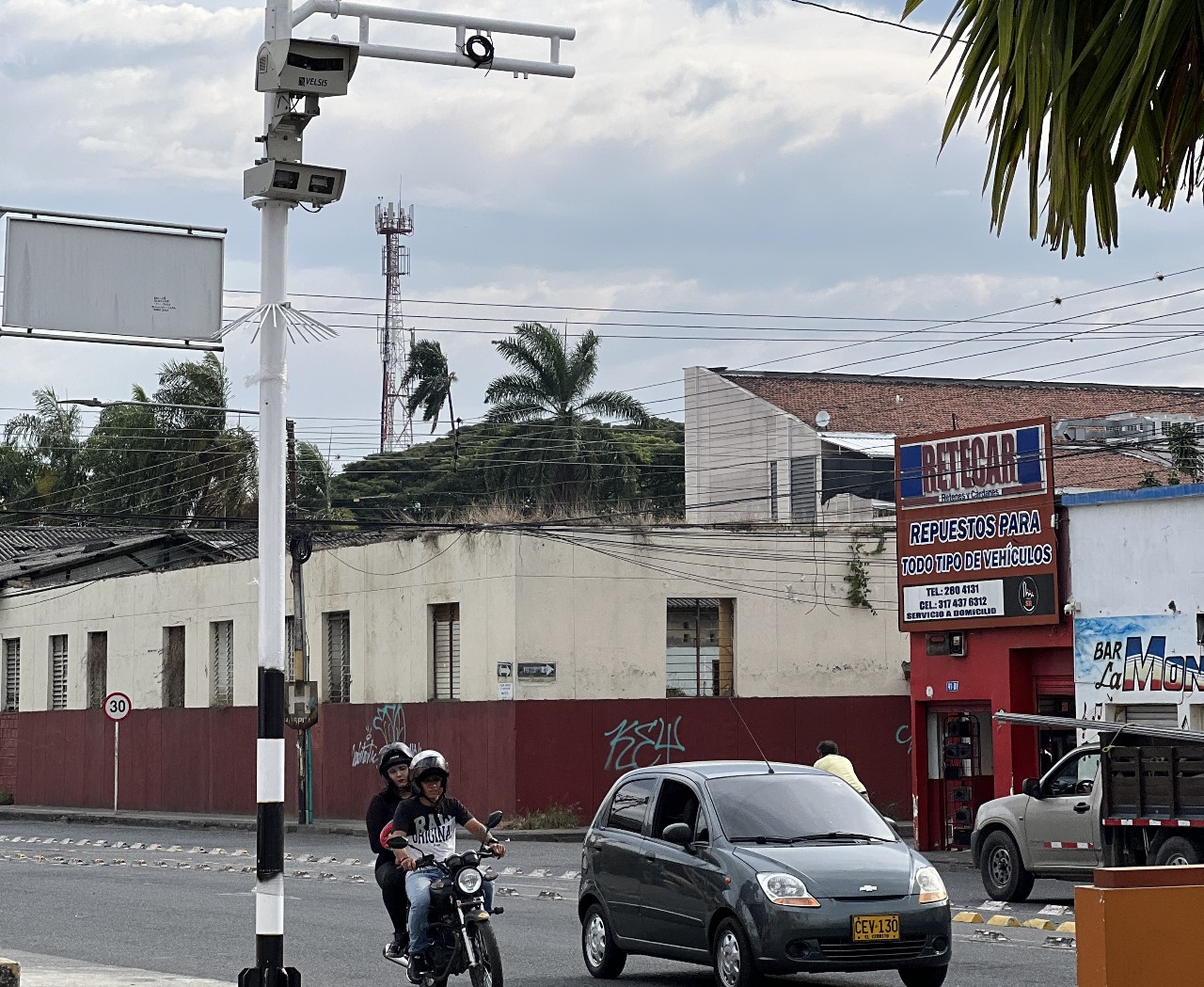 Reinstalaremos las cinco cámaras de foto detección que salvan vidas en Palmira -