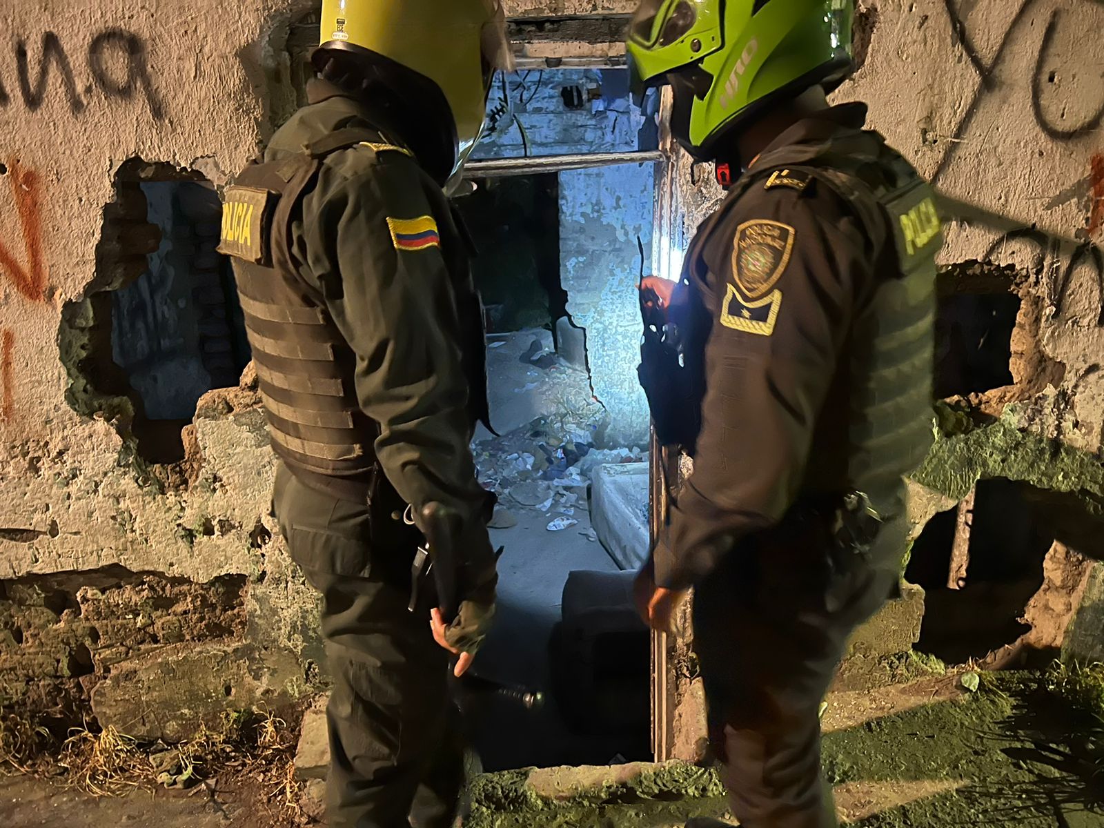 Tres personas fueron capturadas en operativo de seguridad por fabricación, porte y tráfico de estupefacientes -