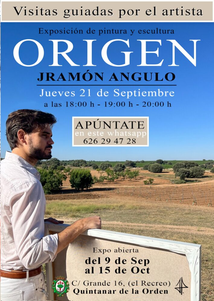 Visita guiada por la exposición de José Ramón Angulo “Origen”