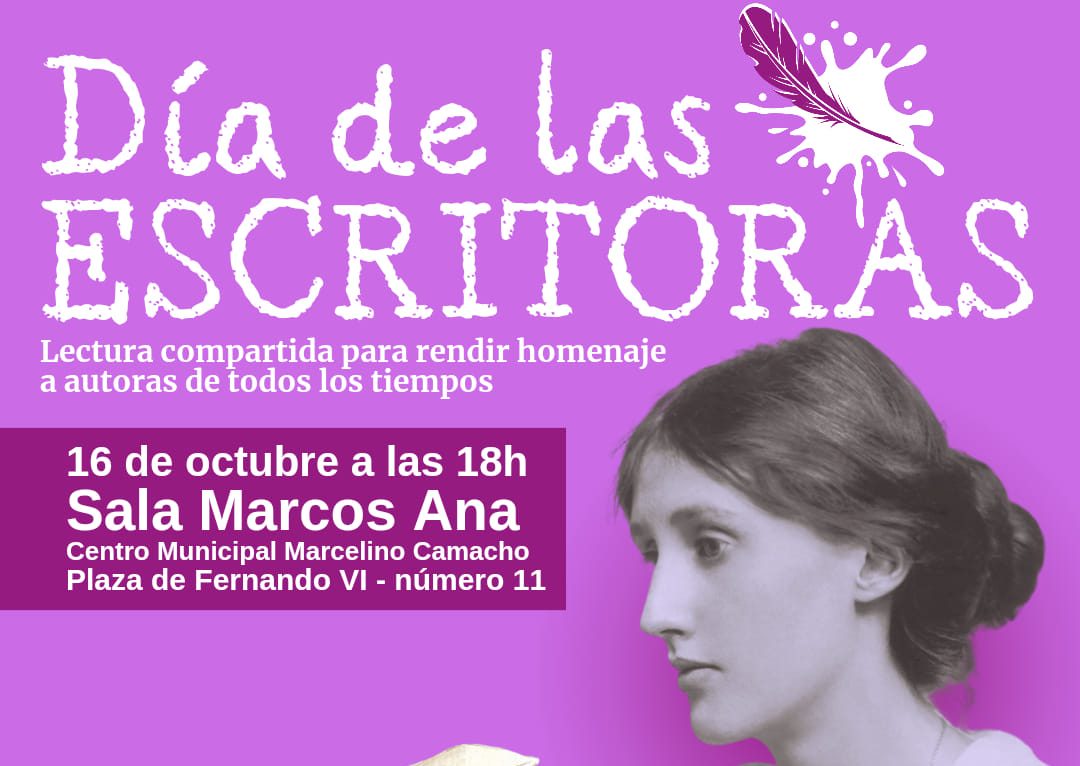 'Día de las Escritoras': lectura compartida en homenaje a escritoras de todos los tiempos