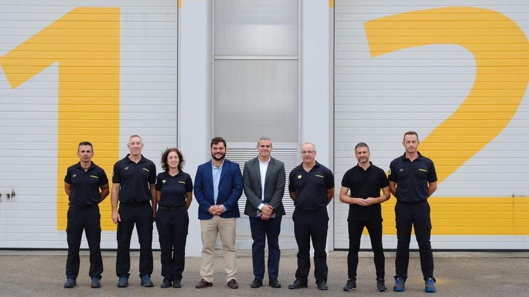 El presidente del Consorcio de Bomberos visita Arcos