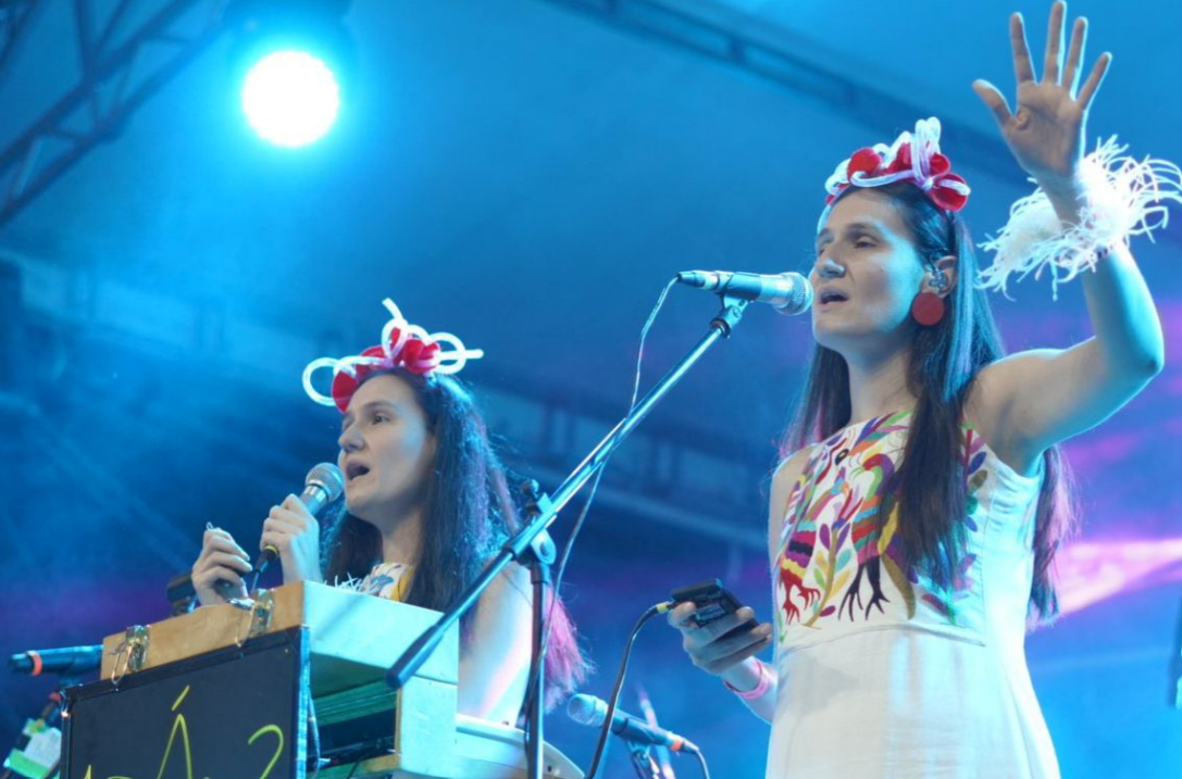 Las Áñez llegaron desde Bogotá a compartir su música con los asistentes del 29° Festival de las Artes Ricardo Nieto en Palmira -